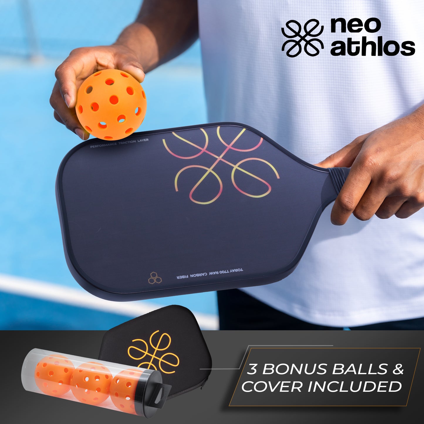 Neo Ignis Toray T700 Carbon Fiber Pickleball Paddle